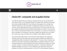 Tablet Screenshot of chaine-hifi.net